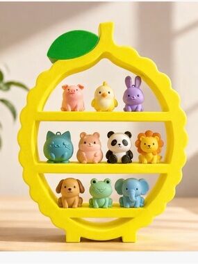 Lemon kids toy display stand or wall shelf!